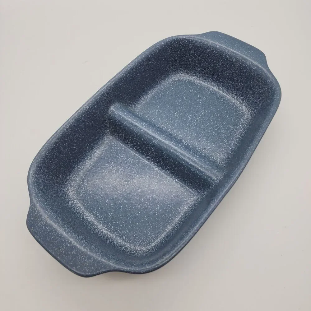 Azul Portugal Speckle Blue Casserole Dish Ceramic Bakeware WSP 12x6.5